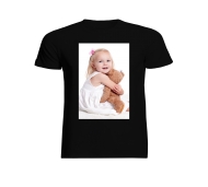 T-Shirt dziecięcy bawełniany czarny